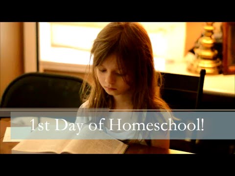 Our First Week of Homeschool and a Vlog