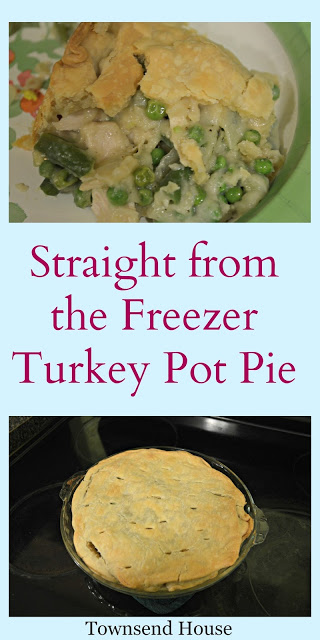 Straight from the Freezer – Turkey Pot Pie Recipe