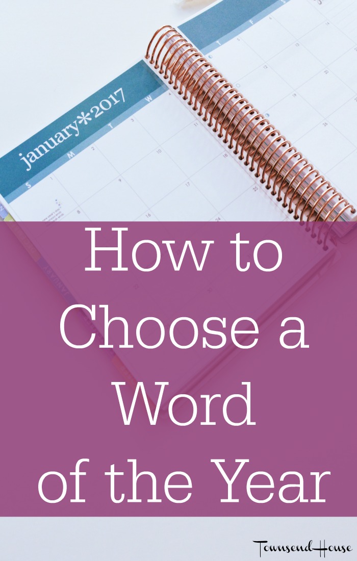 How to Choose a Word of the Year