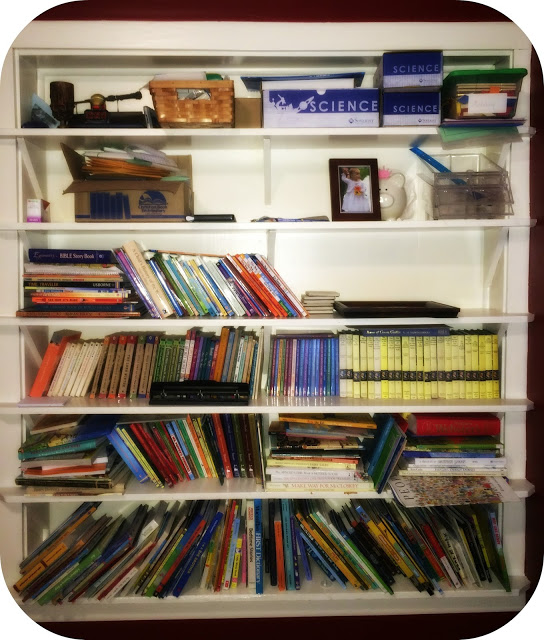 Homeschool Book Organization