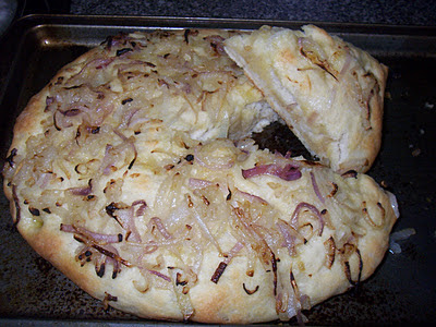 caramelized onion focaccia