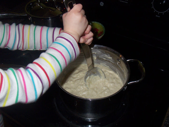 Making Playdough & a Recipe