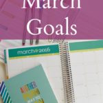 Creating a Plan for the month of March