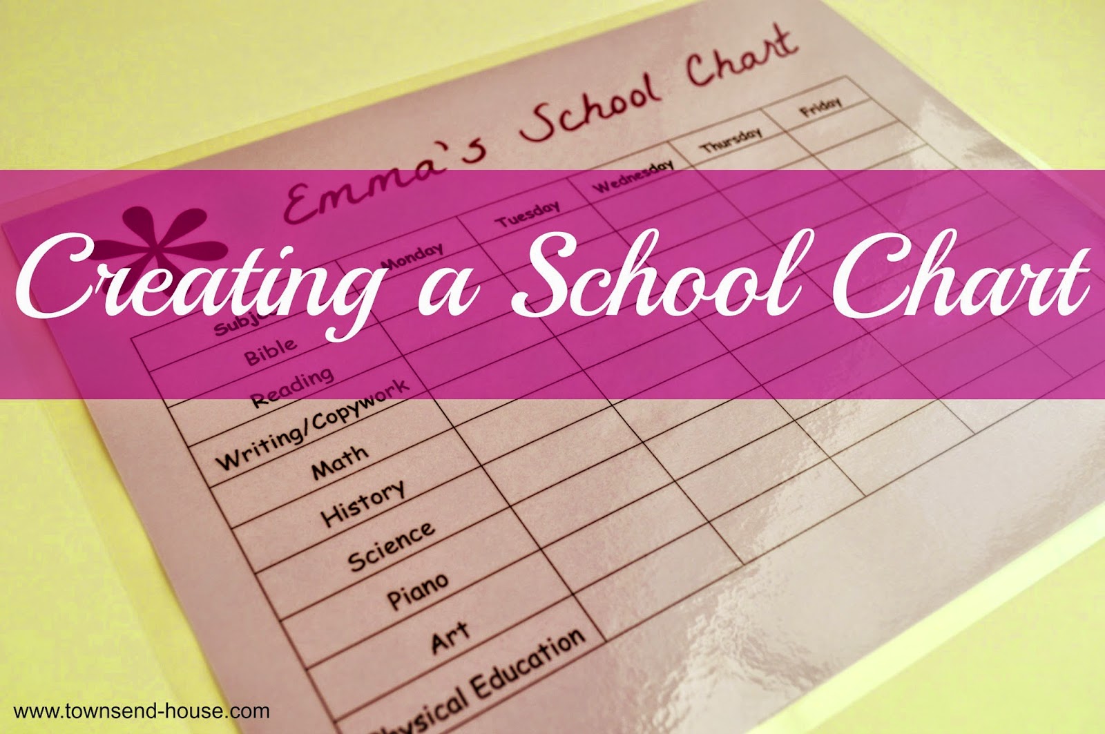 Making a School Chart