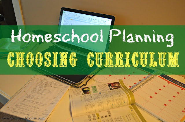 Homeschool Planning – Choosing Curriculum