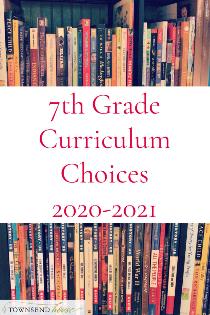 7th Grade Curriculum Choices 2020-2021