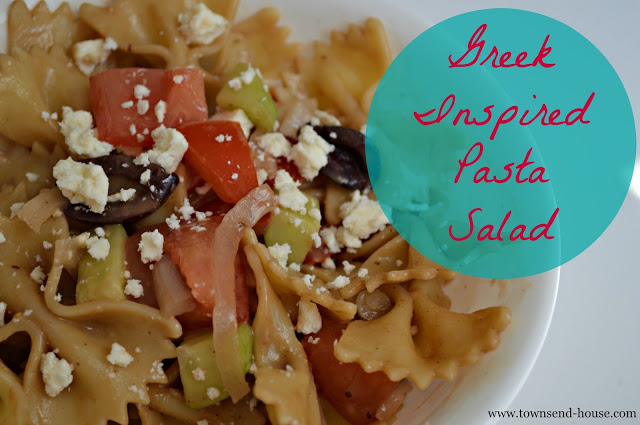 Greek Inspired Pasta Salad