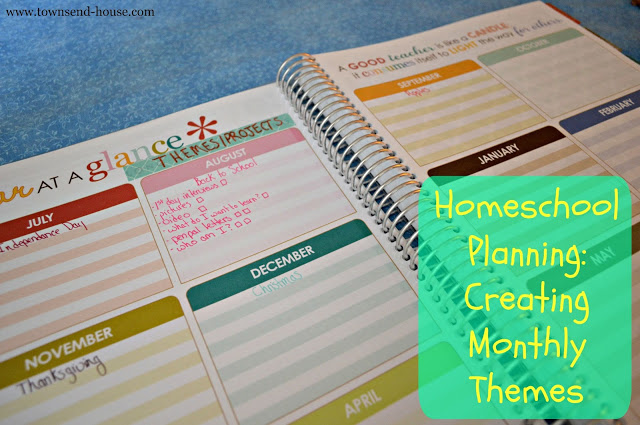 Homeschool Planning – Creating Monthly Themes