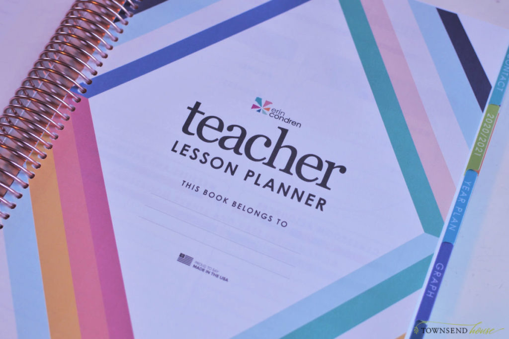 2020-2021 Erin Condren Teacher Lesson Planner Review for Homeschoolers