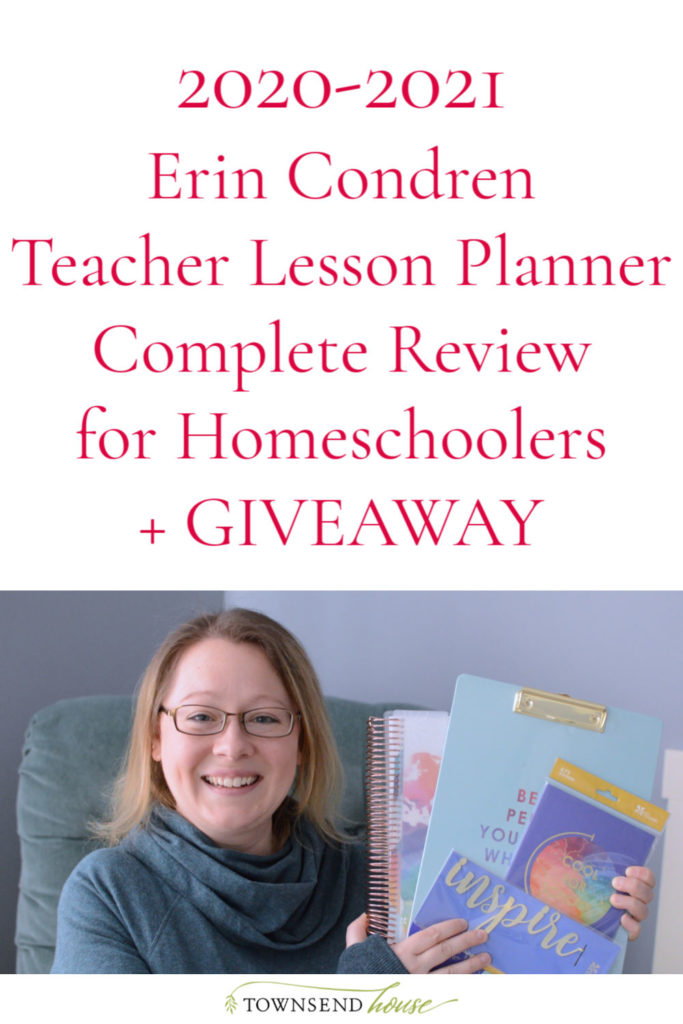 2020-2021 Erin Condren Teacher Lesson Planner Review for Homeschoolers