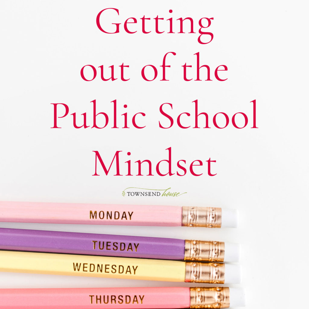 Getting out of the Public School Mindset Workshop