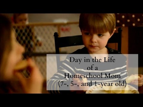 Homeschool Day in the Life {8, 6, 2 year old}